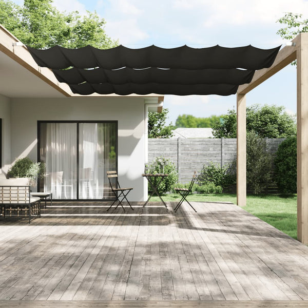 Vertikale Markise Keifer, Anthrazit, 140x420cm (Oxford-Gewebe)