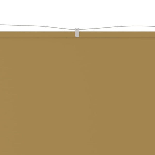 Beige Vertikalmarkise Keifer 140x420cm (Oxford-Gewebe)