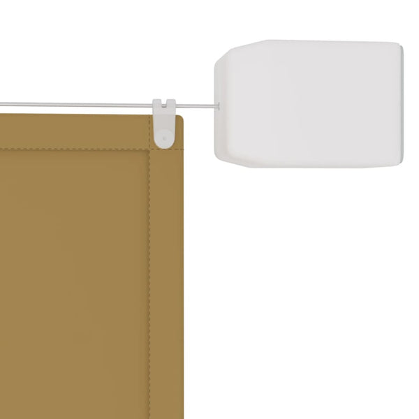 Beige Vertikalmarkise Keifer 140x420cm (Oxford-Gewebe)