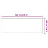 Hellgrüne senkrechte Markise Keifer 100x420cm (Oxford-Stoff)