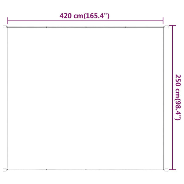 Hellgrüne Vertikalmarkise Keifer 250x420cm (Oxford-Gewebe)