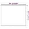 Hellgrüne Vertikalmarkise Keifer 300x420cm (Oxford-Gewebe)