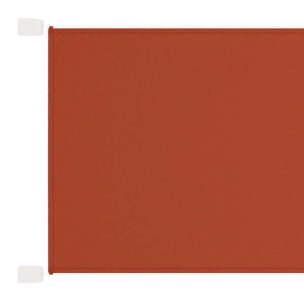 Terrakotta Senkrechtmarkise Keifer 140x360cm (Oxford-Gewebe)