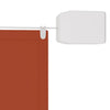 Terrakotta Senkrechtmarkise Keifer 140x360cm (Oxford-Gewebe)