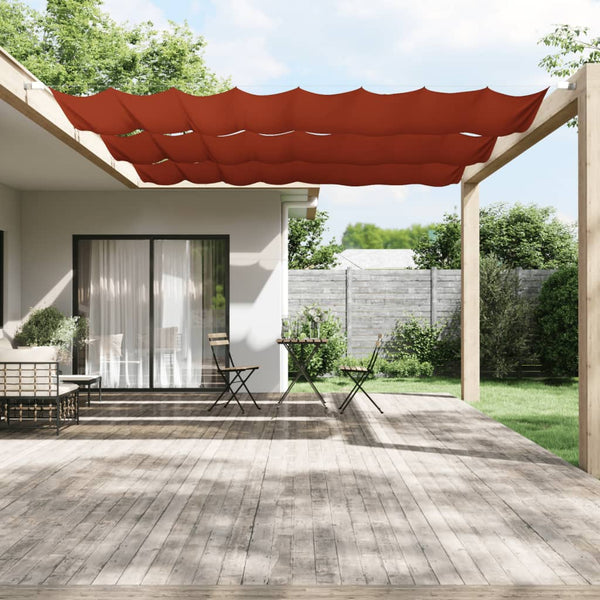 Terrakotta Vertikalmarkise Keifer 140x420cm (Oxford-Gewebe)