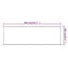 Blauer Vertikalmarkise Keifer 100x360cm (Oxford-Gewebe)