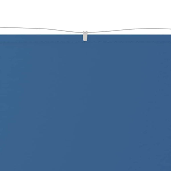 Blaues vertikales Markise Louis 100x600cm (Oxford-Stoff)