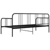 Schwarzes Schlafsofa-Gestell Sdrabau 90x200cm (Metall)