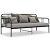 Schwarzes Schlafsofa-Gestell Sdrabau 90x200cm (Metall)