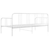 Weißes Schlafsofa-Gestell Sdrabau 90x200cm (Metall)