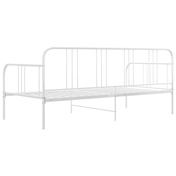 Weißes Schlafsofa-Gestell Sdrabau 90x200cm (Metall)