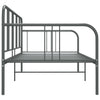 Graues Schlafsofa Sdrabau 90x200cm (Metall)