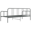 Graues Schlafsofa Sdrabau 90x200cm (Metall)