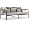Graues Schlafsofa Sdrabau 90x200cm (Metall)