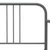 Graues Schlafsofa Sdrabau 90x200cm (Metall)