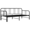Schwarzes Schlafsofa-Gestell Idu 90x200cm (Metall)