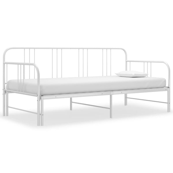 Weißes Schlafsofa-Gestell Idu 90x200cm (Metall)