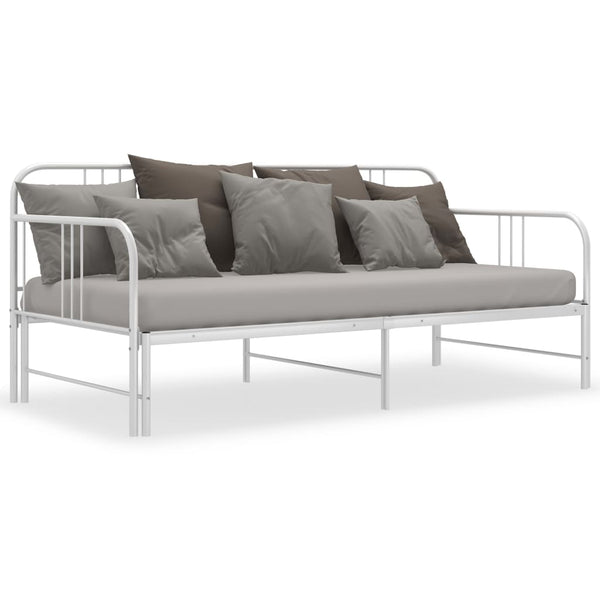 Weißes Schlafsofa-Gestell Idu 90x200cm (Metall)