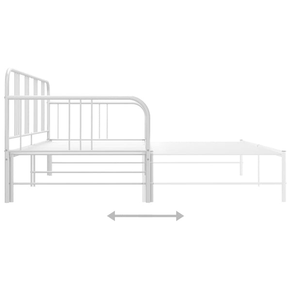 Weißes Schlafsofa-Gestell Idu 90x200cm (Metall)