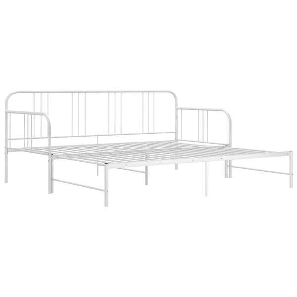 Weißes Schlafsofa-Gestell Idu 90x200cm (Metall)