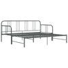 Graues Schlafsofa Idu 90x200cm (Metall)