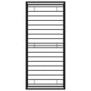 Bettgestell Hamza 100x200cm, schwarz (Metall)