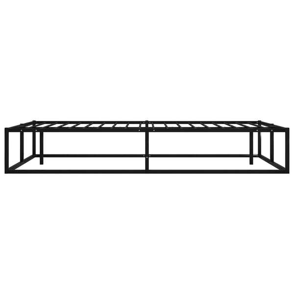 Schwarzes Bettgestell Hamza 120x200cm (Metall)