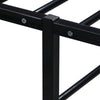 Schwarzes Bettgestell Hamza 120x200cm (Metall)