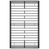 Schwarzes Bettgestell Hamza 120x200cm (Metall)
