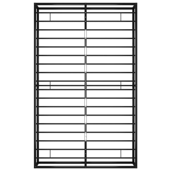 Schwarzes Bettgestell Hamza 120x200cm (Metall)