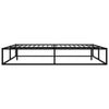Schwarzer Bettrahmen Hamza 140x200cm (Metall)