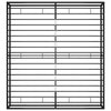 Schwarzer Bettrahmen Hamza 140x200cm (Metall)