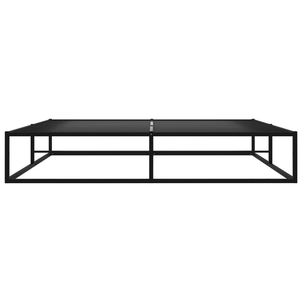 Schwarzes Bettgestell Hamza 180x200cm (Metall)