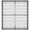 Schwarzes Bettgestell Hamza 200x200cm (Metall)