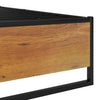 Schwarzes Bettgestell Venusa 140x200cm (Metall)