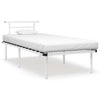 Weißes Bettgestell Muzecher 90x200cm (Metall)