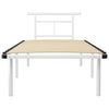 Weißes Bettgestell Muzecher 90x200cm (Metall)