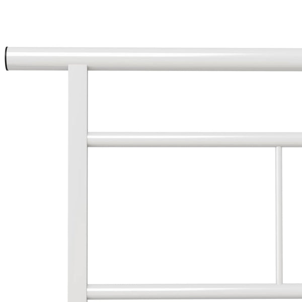 Weißes Bettgestell Muzecher 90x200cm (Metall)