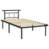 Schwarzes Bettgestell Muzecher 100x200cm (Metall)