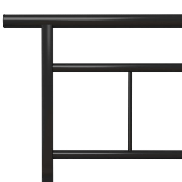 Schwarzes Bettgestell Muzecher 100x200cm (Metall)