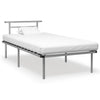 Graues Bettgestell Muzecher 100x200cm (Metall)