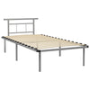 Graues Bettgestell Muzecher 100x200cm (Metall)