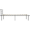 Graues Bettgestell Muzecher 100x200cm (Metall)