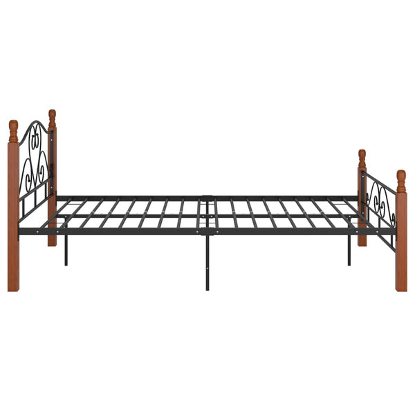 Schwarzes Criostian Bettgestell 120x200cm (Metall)