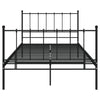 Schwarzer Bettrahmen Firoanda 120x200cm (Metall)