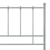 Graues Bettgestell Firoanda 120x200cm (Metall)