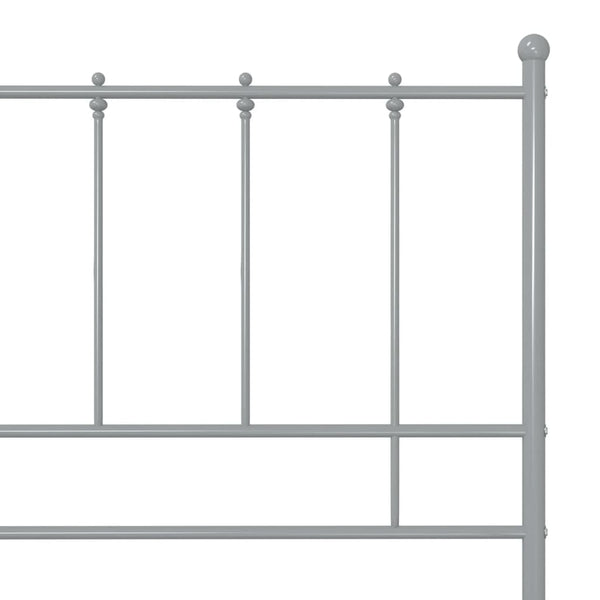 Graues Bettgestell Firoanda 120x200cm (Metall)