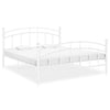 Weißes Bettgestell Agrifina 140x200cm (Metall)