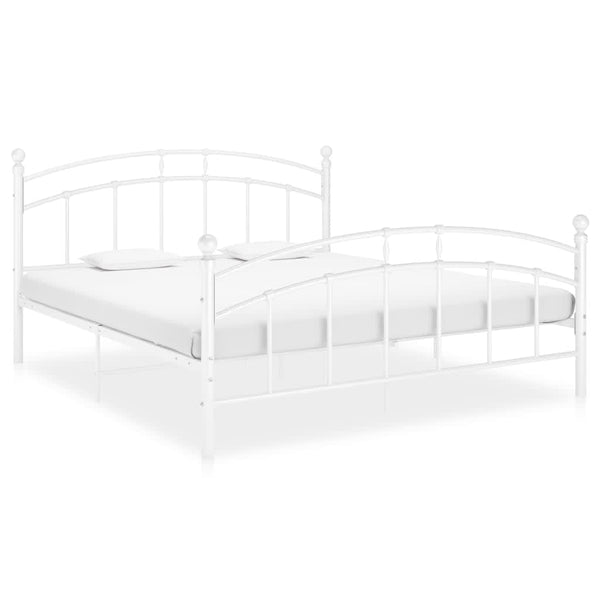 Bettgestell Agrifina 160x200cm, weiß (Metall)