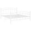 Bettgestell Agrifina 160x200cm, weiß (Metall)